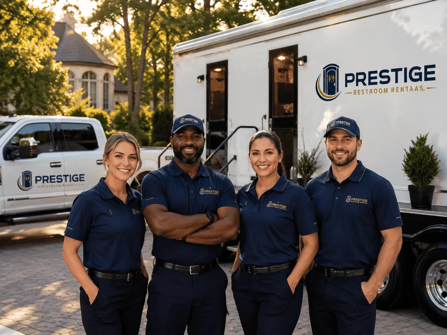 Trusted Luxury Portable Restrooms company in Geff, IL